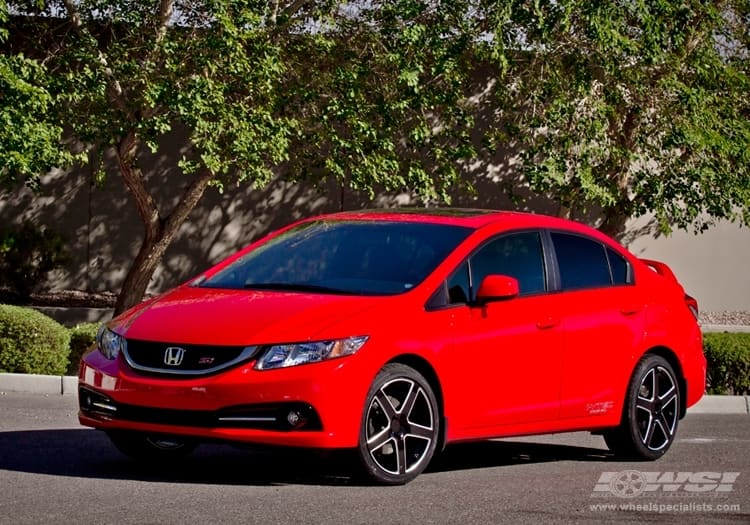2013 Honda Civic with TSW Rivage wheels