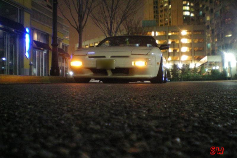 1989 Nissan S13 with 17x9 work meister s2r wheels