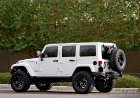 2012 Jeep Wrangler with Hostile Moab-5 wheels