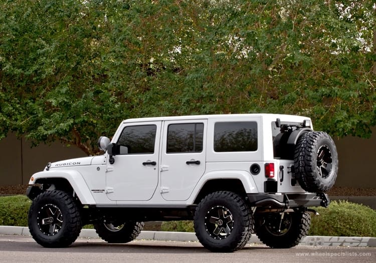 2012 Jeep Wrangler with Hostile Moab-5 wheels