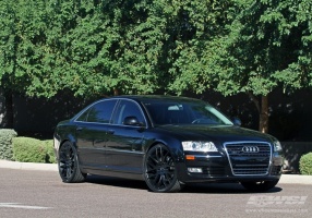 2009 Audi A8 with Giovanna Kilis wheels