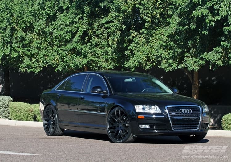 2009 Audi A8 with Giovanna Kilis wheels