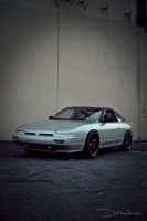 1990 Nissan S13 with 17x8 Work Ryver wheels