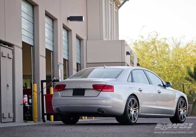 2012 Audi A8 with CEC 883 wheels