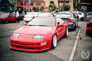 1990 Nissan 300ZX 2-seat with 18x9.5 RegaMaster Desmond WiseSports wheels