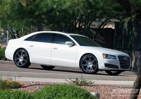 2012 Audi A8 with CEC 883 wheels