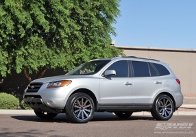2009 Hyundai Santa Fe with Gianelle Santo-2SS wheels