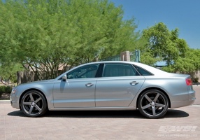 2012 Audi A8 with Vossen CV3-R wheels