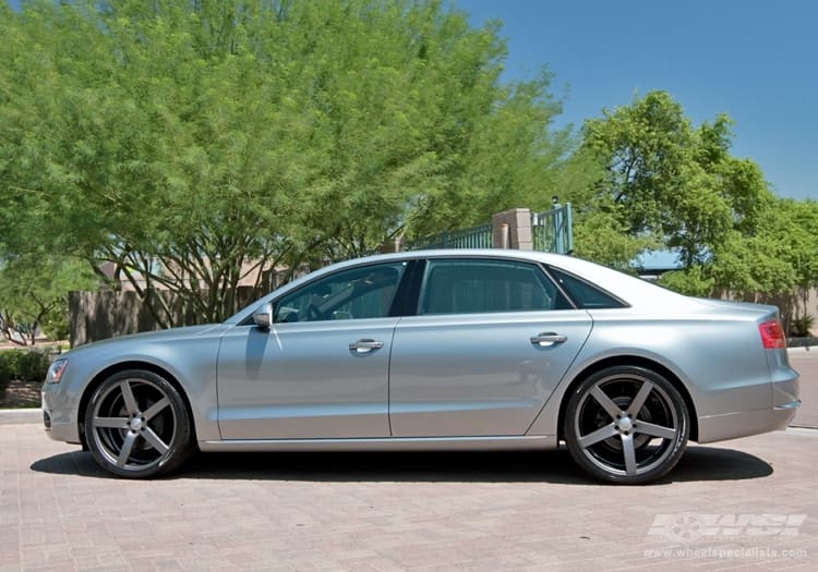 2012 Audi A8 with Vossen CV3-R wheels