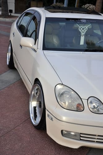 1999 Lexus GS 400 with 18x9 Work Euroline DH wheels