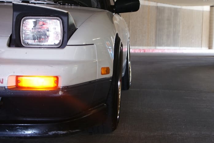 1990 Nissan S13 with 17x9 XXR 006 wheels