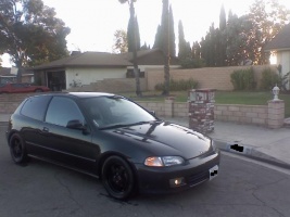 1992 Honda Civic with 15x6.5 Rota Slipstreams wheels