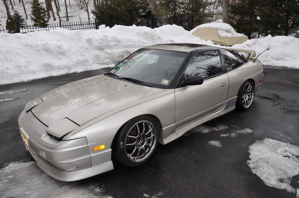 1992 Nissan S13 with 17x8 work emotion cr-kai wheels