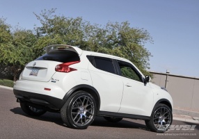 2012 Nissan Juke with TSW Nurburgring wheels