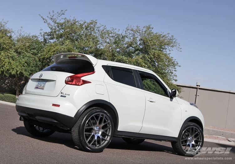 2012 Nissan Juke with TSW Nurburgring wheels