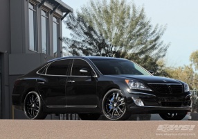 2012 Hyundai Equus with Duior DF-311 wheels