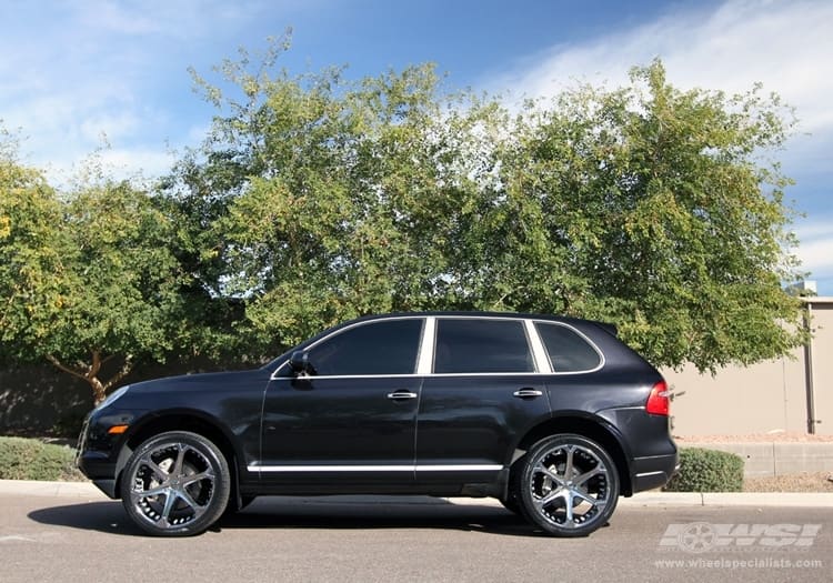 2009 Porsche Cayenne with Giovanna Dalar-6V wheels