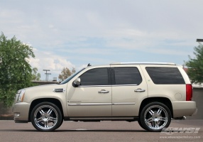 2011 Cadillac Escalade with MKW M105 wheels