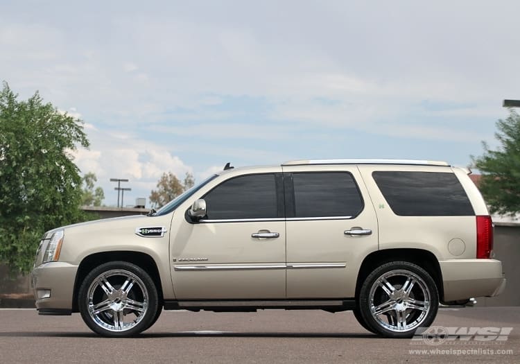 2011 Cadillac Escalade with MKW M105 wheels