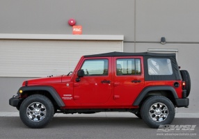 2011 Jeep Wrangler with MKW Off Road M85 wheels