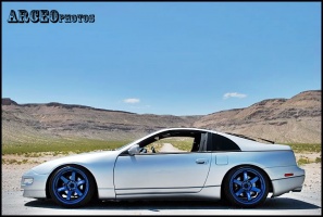 1993 Nissan 300ZX 2-seat with 18x10.5 Volk TE37 wheels