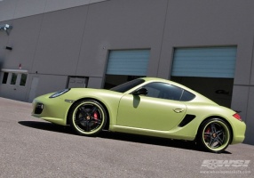 2012 Porsche Cayman with Savini SV-8S wheels