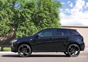 2011 Mitsubishi Outlander with Giovanna Dalar-5V wheels