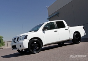 2010 Nissan Titan with MKW M105 wheels