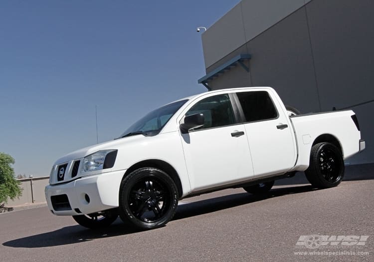 2010 Nissan Titan with MKW M105 wheels