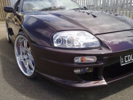 1993 Toyota Supra with 20x9.5 Rays Volk GT-7 wheels