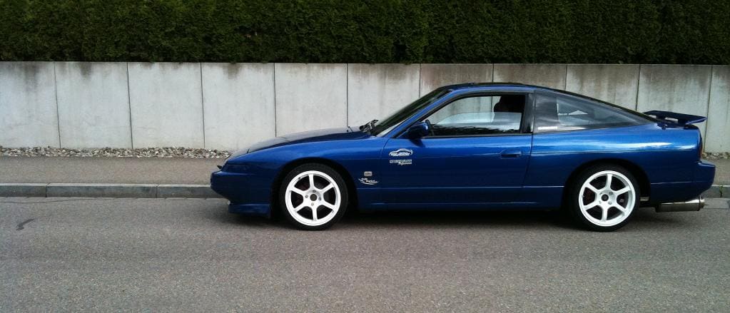 1989 Nissan S13 with 17x8 Rota Boost wheels