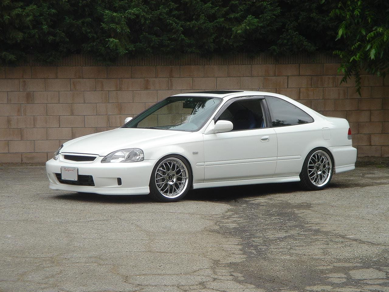 2000 Honda Civic with 17x8 WORK Termist TM-1 Reloaded wheels
