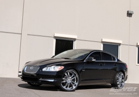 2009 Jaguar XF with Lexani LSS-55 CVR wheels