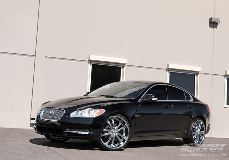 2009 Jaguar XF with Lexani LSS-55 CVR wheels
