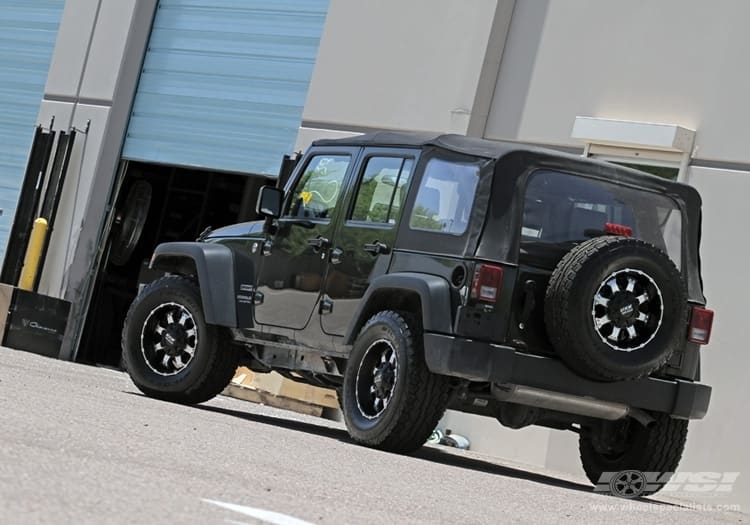 2010 Jeep Wrangler with MKW M83 wheels