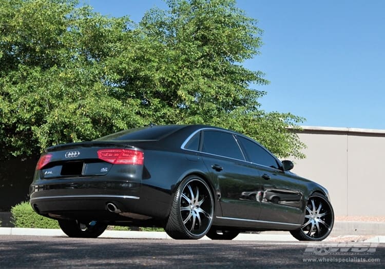 2011 Audi A8 with Lexani LX 9 wheels
