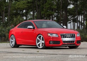 2010 Audi S5 with Vossen CV3-R wheels