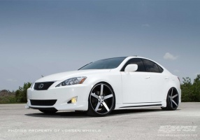 2010 Lexus IS 350 with Vossen CV3 wheels