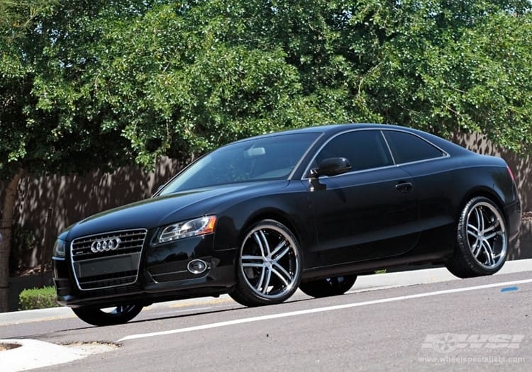2010 Audi A5 with Vossen VVS-085 wheels