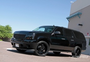 2009 Chevrolet Suburban 1500 with MKW M105 wheels