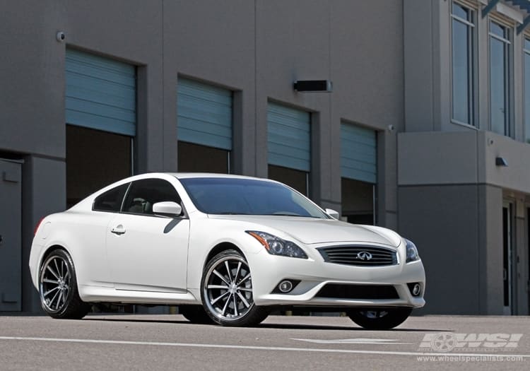 2011 Infiniti G37 with Vossen CV1 wheels