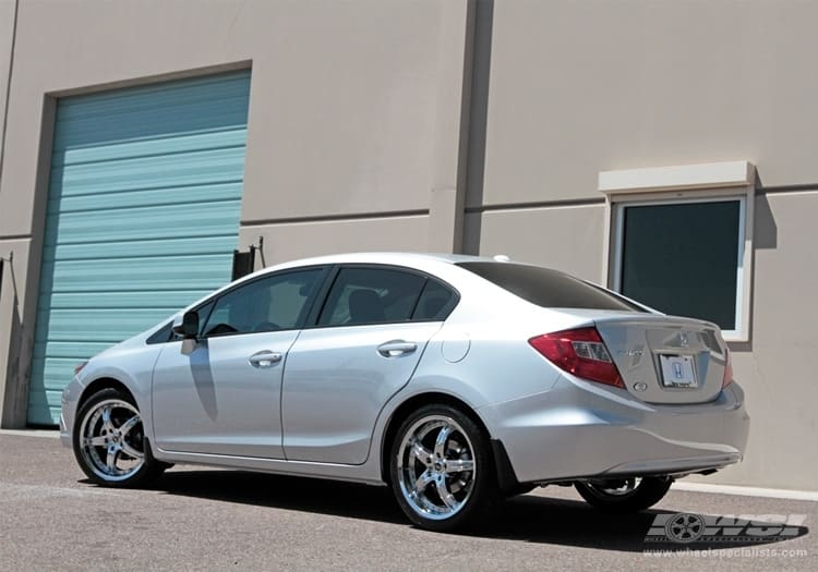 2012 Honda Civic with Enkei LS-5 wheels