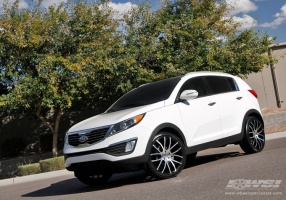 2011 Kia Sportage with Giovanna Kilis wheels