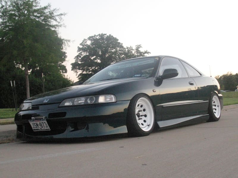 1996 Acura Integra with 15x8 Diamond Racing wheels