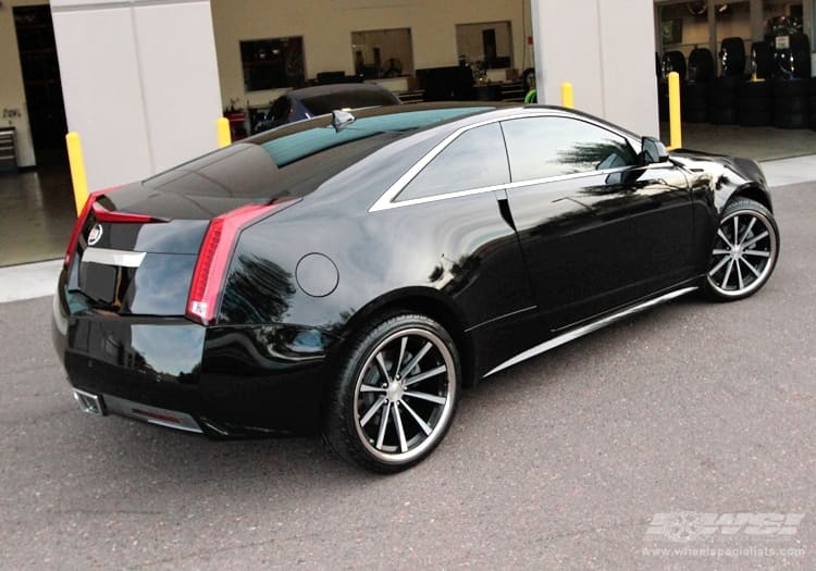 2011 Cadillac CTS with Vossen CV1 wheels
