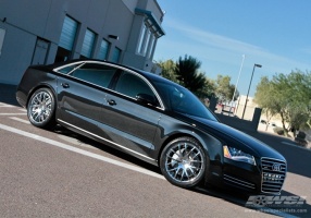 2011 Audi A8 with Giovanna Kilis wheels