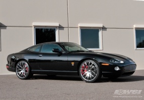 2004 Jaguar XKR with Giovanna Kilis wheels