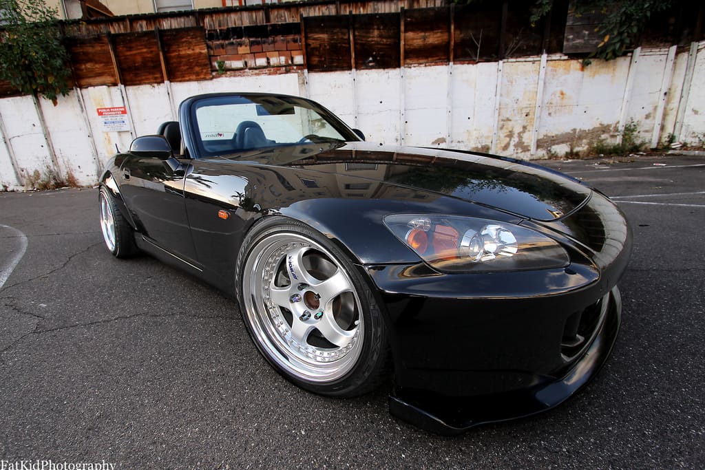 2006 Honda S2000 with 18x9.5 Work Meister S1 3pc wheels