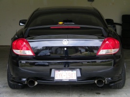 2006 Hyundai Tiburon with 18x9 Rota G force wheels